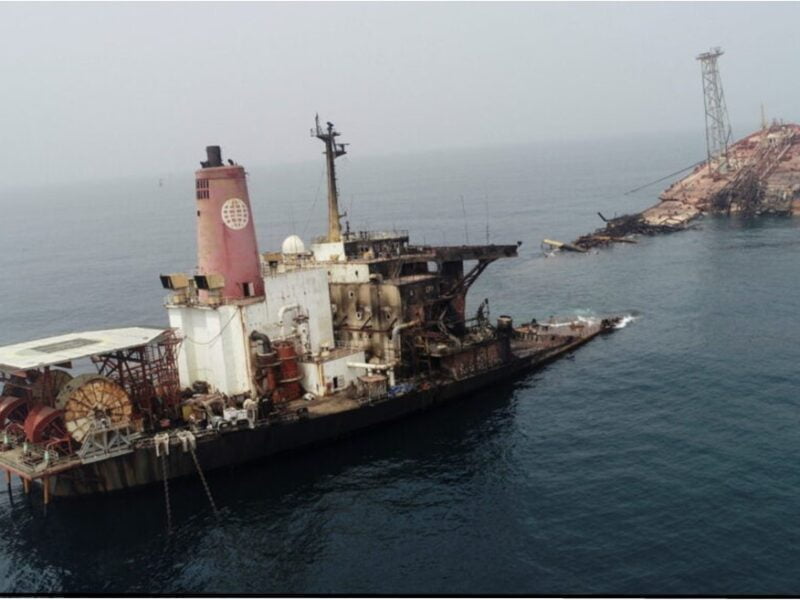 Oil vessel explosion and fire: 3 rescued alive